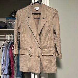 Evereve Alexa Double Breasted Blazer. Size XS. Fits oversized.